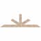 Ekena Millwork Saratoga Smooth Timber Gable Bracket, Douglas Fir, 84"W x 28"H x 3 1/2"D x 5 1/2"F, 8/12 Pitch GBW084X28X0406SAR00SDF - alternate 1